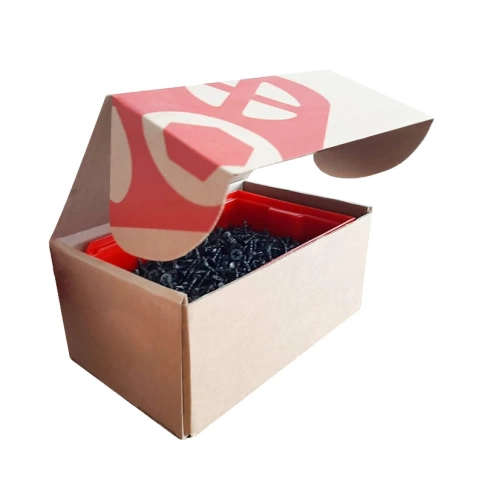 Саморез по гипсокартону 3,5х19 мм, частая  резьба, фосфатированный, 2000 шт. в контейнере фото 4