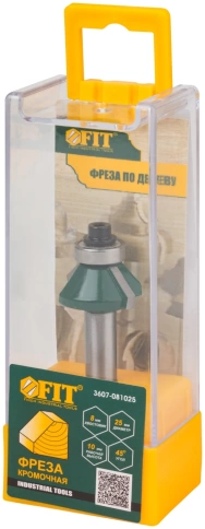 Фреза кромочная комусная с подшипником DxHxL:25х10х54,3 мм фото 3