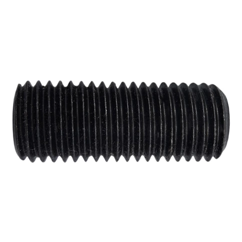 Винт установочный с внутр. шестигранником 16х40 мм, класс прочности 12.9 DIN 913 тупой конец, черный фото 1