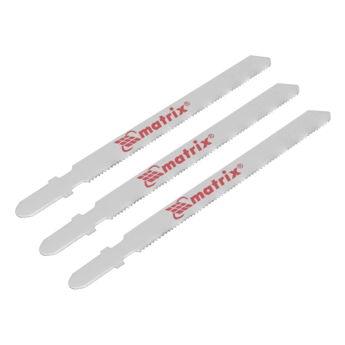 Полотна для эл.лобзика универс, 75х1,2 мм BIM EU-хвостовик 3шт Matrix фото 2
