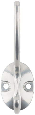 Крючок-вешалка двойной хром  фото 2