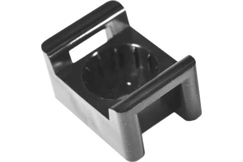 Площадка под стяжку для монтажного пистолета 16х23 мм черная, 100 шт. фото 1