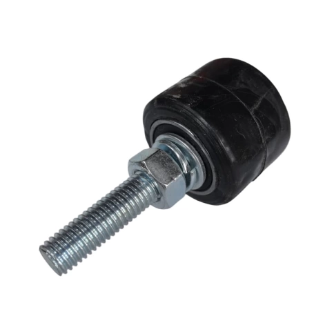 Ролик поддерживающий d45 мм Р1011 на болту М12, резина фото 2