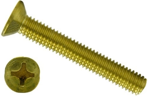 Винт 10х50 латунный потайной DIN965,10 шт фото 5