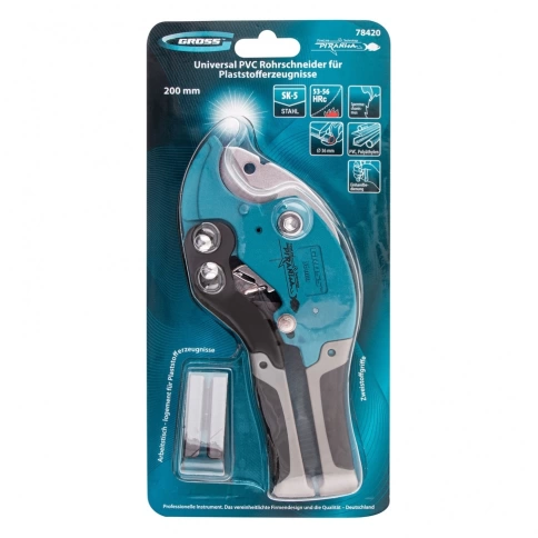 Ножницы для резки изд.из ПВХ, двухкомп.рук., раб.столик. d-до 36 мм Gross фото 1