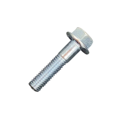 Болт с фланцем 6х35 мм класс прочности 8.8 DIN 6921 оцинкованный фото 1
