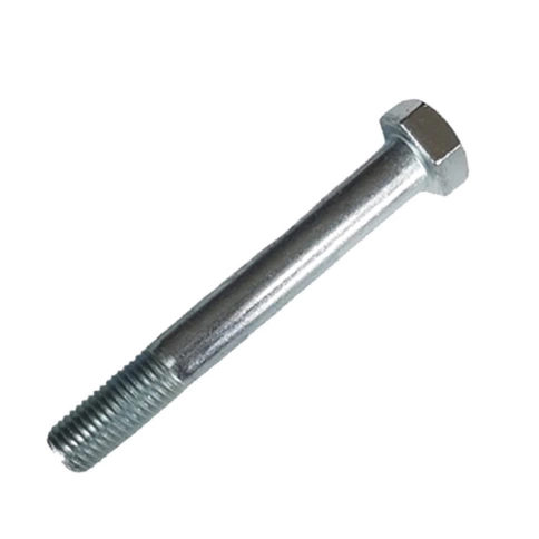 Болт 12х110 мм класс прочности 10.9 DIN 931 неполная резьба, оцинкованный фото 1