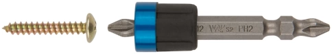 Адаптер для шурупов магнитн. WP Профи+1бита 65мм, S2 сталь РН2/РН2 (27124002) фото 1