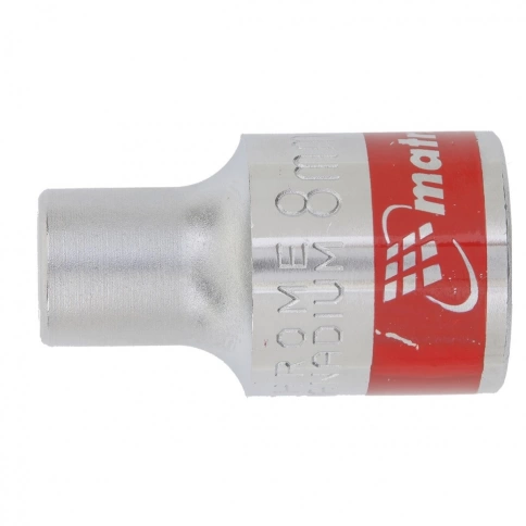 Головка торцевая хромированная 12-гранная 12 мм под квадрат 1/2 CrV Matrix фото 1