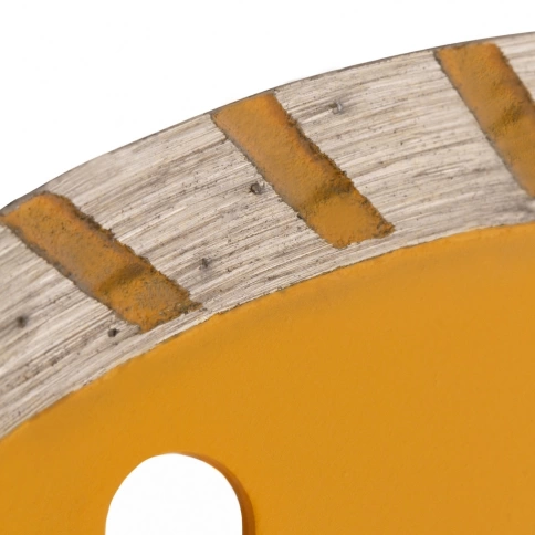 Диск отрезной алмазный сегментный турбо сухое резание 125х22,2 мм Denzel фото 3