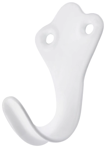 Крючок-вешалка малый белый (3175) фото 1