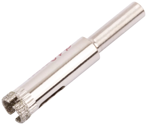 Коронка по кафелю и стеклу, алмазная кольцев 10 мм фото 2