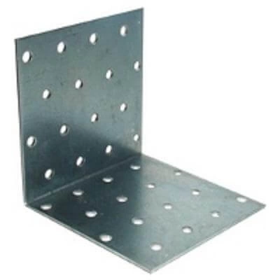 Крепежный равносторонний уголок 100х100х50 мм, оцинкованный фото 1