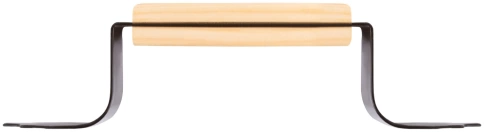 Ручка дверная прямоугольная с деревянными накладками  фото 1