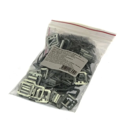 Кляймер с гвоздями №1 оцинкованный фото 2