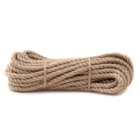 Канат джутовый 8 мм моток 20 м фото 1