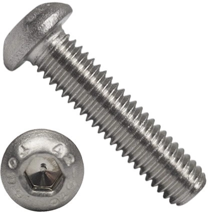 Винт нержавеющий под шестигранник 4х10 мм 7380 ,10 шт. фото 6