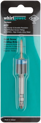 Адаптер для шурупов магнитн. WP Профи+1бита 65мм, S2 сталь РН2/РН2 (27124002) фото 3