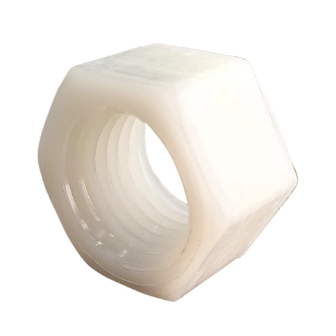 Гайка полиамидная М8 DIN934 (пластик), 100 шт. фото 4