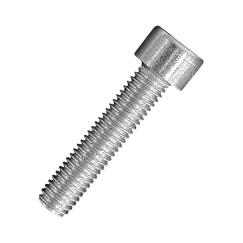 Винт с внутренним шестигранником 10х55 мм класс прочности 8.8 DIN 912 полная резьба, оцинкованный фото 1