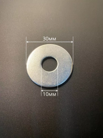 Шайба увеличенная оцинкованная М10 DIN 9021, 10 шт. фото 4