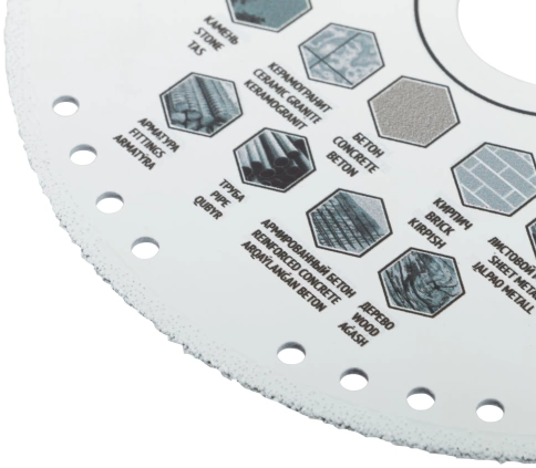 Диск отрезной алмазный мультирез универс.сплош.вакуум.спекПрофи(сух.и влаж.резка)мм фото 10