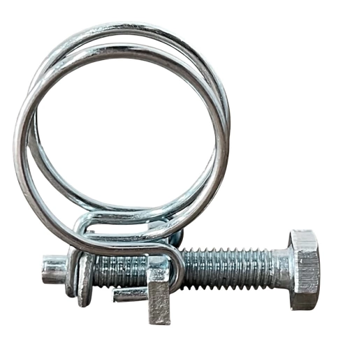 Хомут проволочный 70 мм steel wire clamp, оцинкованный фото 1