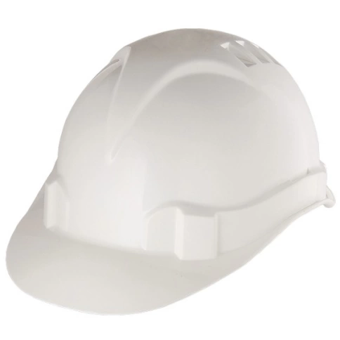 Каска защитная из ударопрочной пластмассы, белая, мод.Европа К-01 Сибртех фото 1