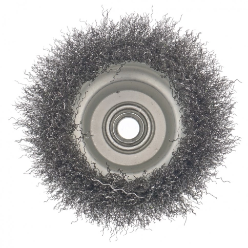 Щетка для УШМ "чашка", вит.проволока 0,3мм, 125 мм М14 Сибртех фото 3