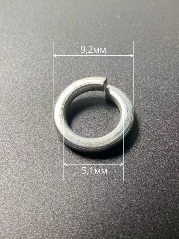 Шайба гровер пружинная нержавеющая М5 А2 DIN127,  10 шт. фото 4