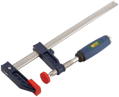 Струбцина тип F усиленная, мягкая ручка фото 15