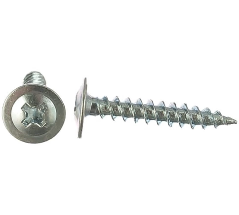 Саморез с прессшайбой, острый, 4,2х57 ОЦ фото 1