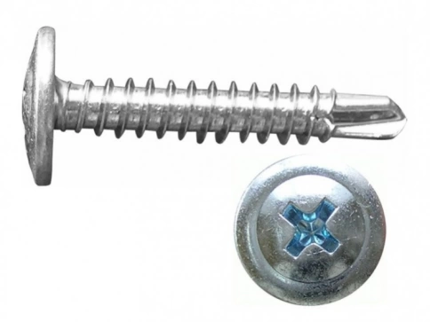 Саморез с прессшайбой, сверло, 4,2х13 ОЦ фото 1