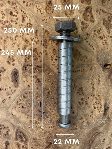 Болт БСР самоанкерирующийся распорный М22х250, 2 шт 28778-90 фото 3