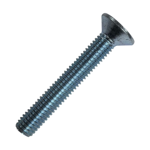 Винт потай 6х100 мм DIN 7991 класс прочности 8.8, полная резьба, оцинкованный фото 1