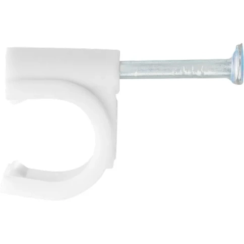 Скобы электроустановочные круглый профиль 5 мм 50 шт Сибртех фото 1