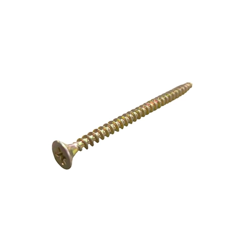 Шуруп саморез потайной для дерева 5х70 мм, желтый цинк, 20 шт. фото 1