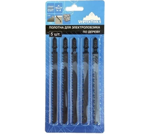 Полотно для эл.лобзика VERTEXTOOLS T301DL фото 1