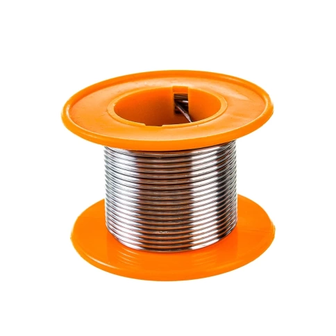 Припой с канифолью D 1 мм, 25 г, Sn60Pb40, в пластмас.катушке Sparta фото 1