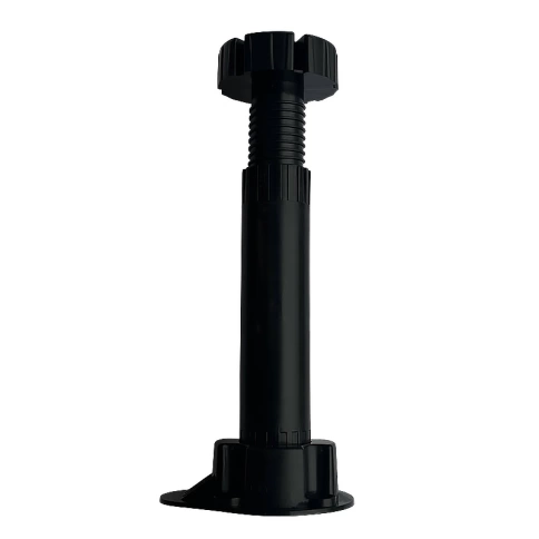 Ножка опора 140х170 мм регулируемая мебельная круглая пластмассовая фото 2