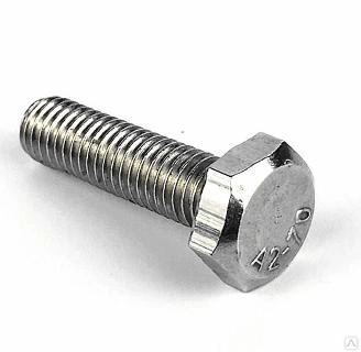 Болт нержавеющий 10х30 мм DIN933  10шт фото 5