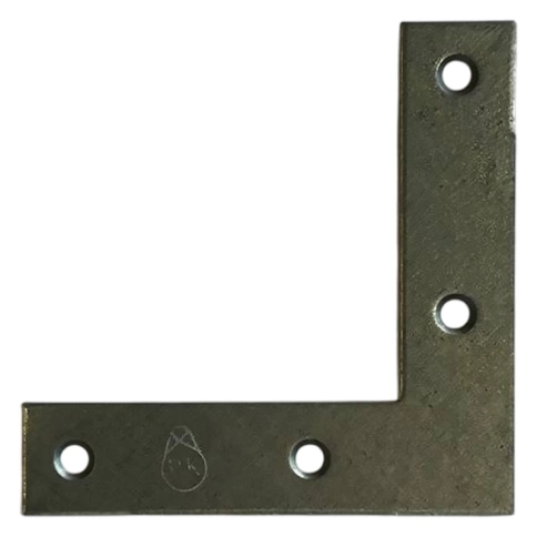 Уголок оконный 75х75х20 мм желтый цинк фото 2