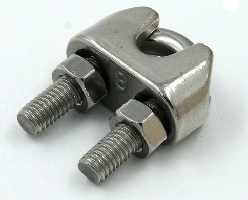 Зажим для стальных канатов М4, нержавеющий DIN 741 , 10шт. фото 6