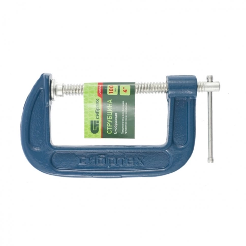 Струбцина тип G 100 мм Сибртех фото 4