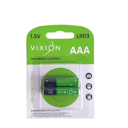 Батарейка алкалиновая LR03-AAA 2шт в упаковке фото 1
