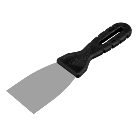 Шпатель из нерж.стали 60 мм пластмас.ручка Сибртех фото 1