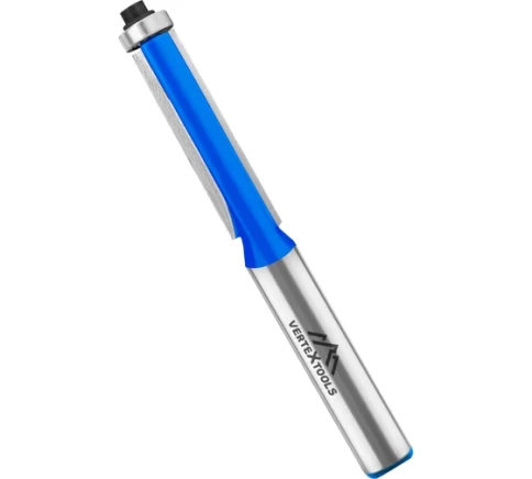 Фреза для выборки заподлицо с нижним подшипником DxHxL:16х50х100,5 мм хвостовик 12 мм фото 1