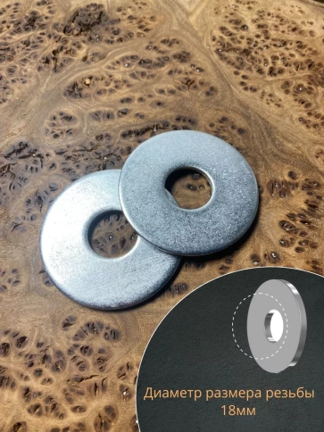 Шайба увеличенная оцинкованная М18 DIN 9021 фото 3