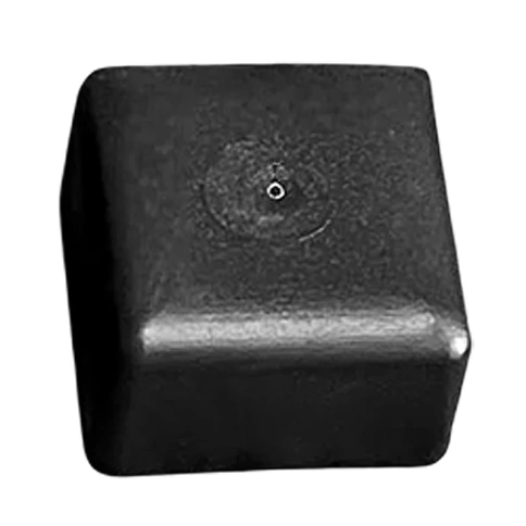 Заглушка для труб наружная квадратная 60х60 мм, черная фото 1