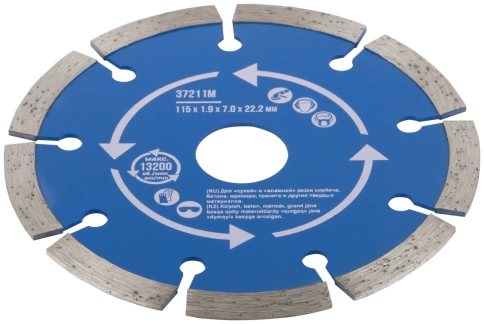 Диск отрезной алмазный сегментный (сухая и влажная резка) мм фото 15
